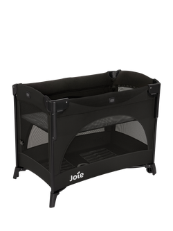 Joie Baby Kubbie Sleep Bedside Travel Cot, Shale, Shale