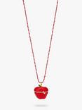 Stych Kids' Apple Locket, Red/Gold