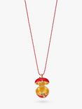 Stych Kids' Apple Locket, Red/Gold