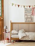 Piglet in Bed Kids' Spring Sprig Floral Cotton Infant Fitted Sheet