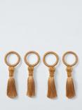 John Lewis Tassel Napkin Ring, Set of 4, Gold