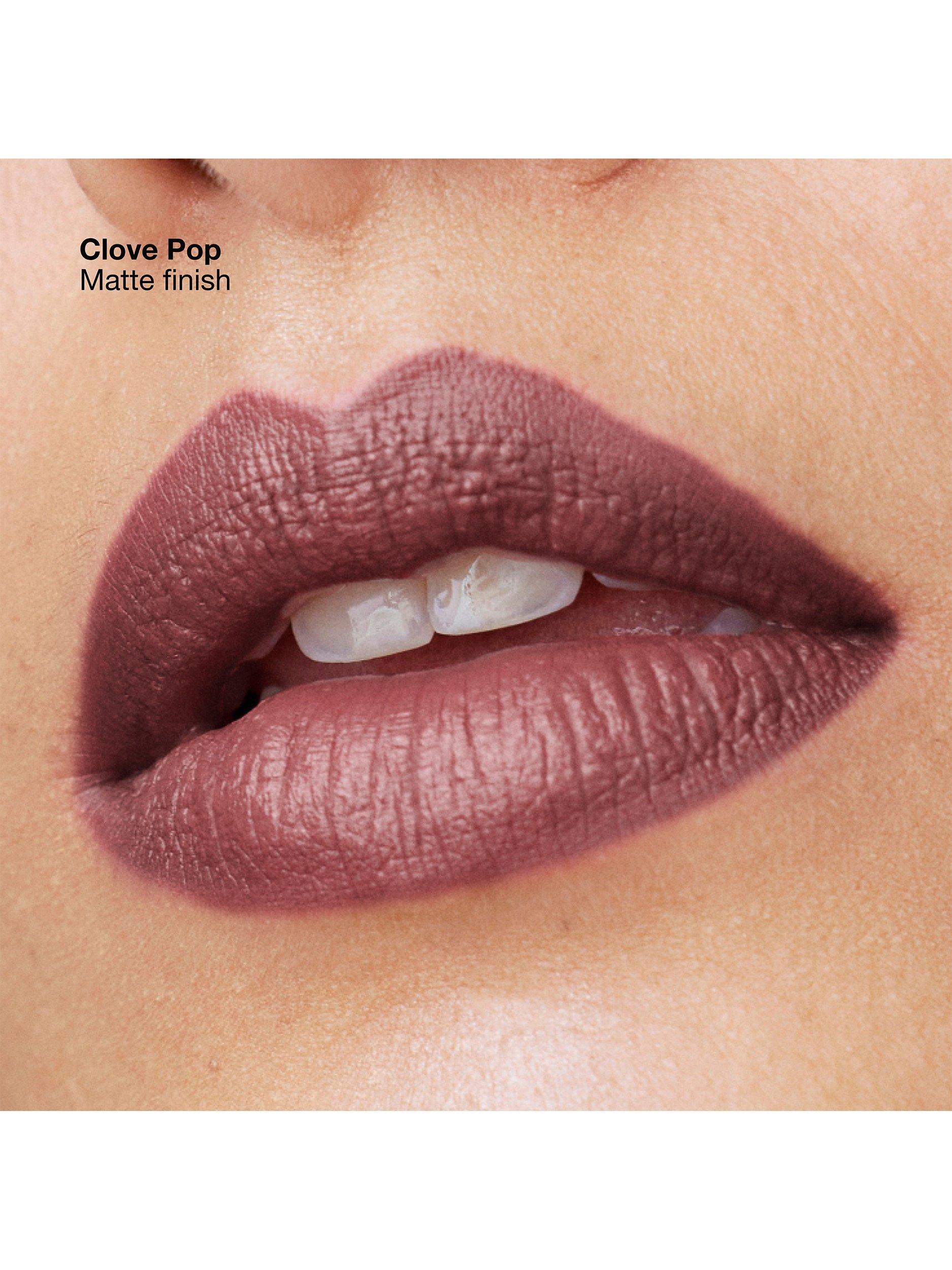 Product image 3 of 5, which shows Clinique Pop Longwear Lipstick, Matte, Clove Pop