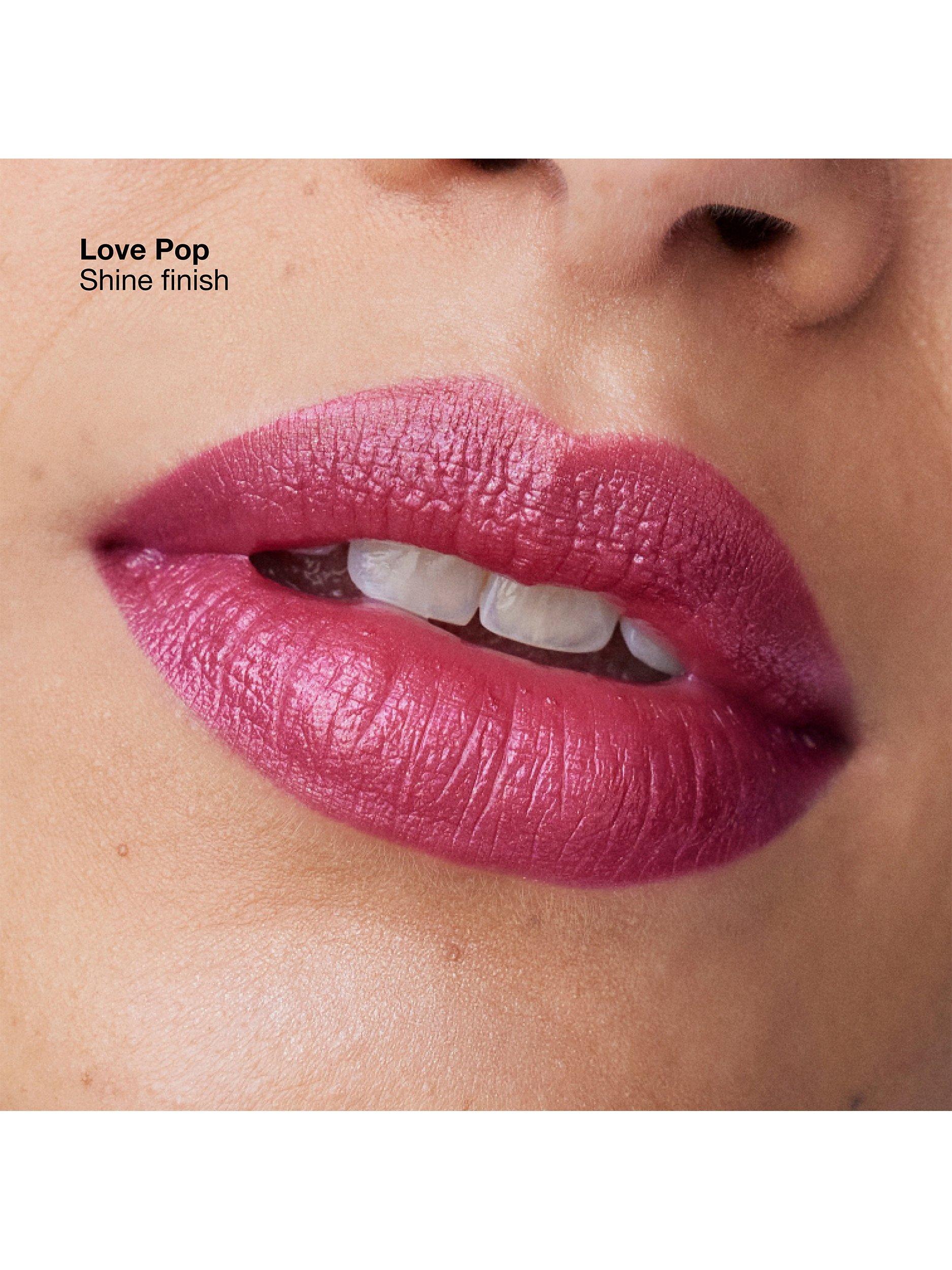 Product image 3 of 5, which shows Clinique Pop Longwear Lipstick, Shine, Love Pop