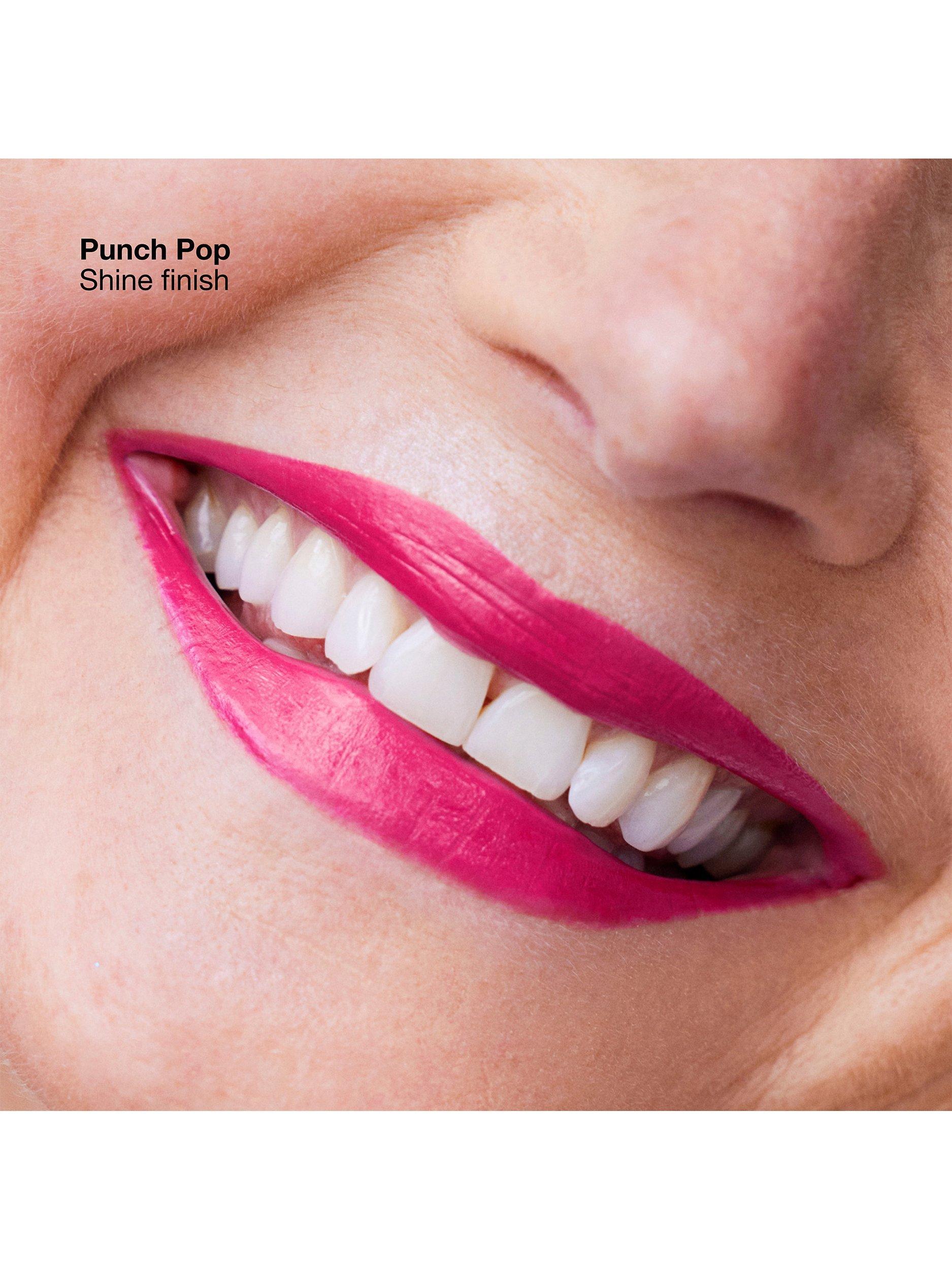 Product image 3 of 5, which shows Clinique Pop Longwear Lipstick, Shine, Punch Pop