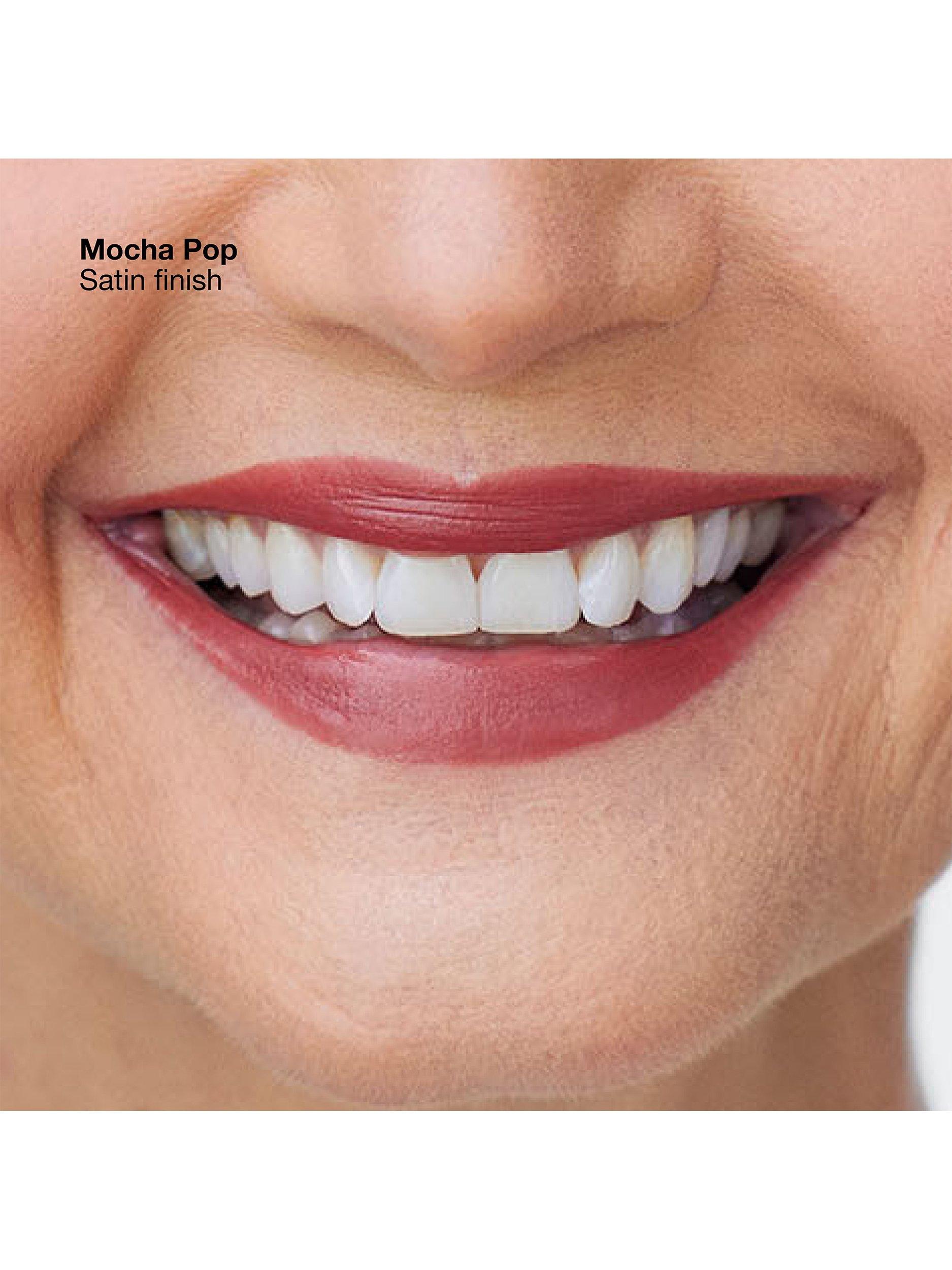Product image 3 of 5, which shows Clinique Pop Longwear Lipstick, Satin, Mocha Pop