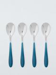 John Lewis Studio Teaspoons, Set of 4, Blue