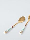 John Lewis Ulla Floral Teaspoons, Set of 4, Gold