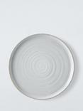 John Lewis Granite Speckle Glaze Dinner Plate, 27cm, Grey