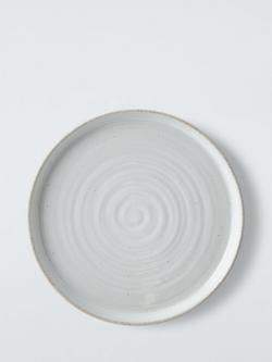 John Lewis Granite Speckle Glaze Side Plate, 21.5cm, Grey, 