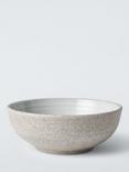 John Lewis Granite Speckle Glaze Cereal Bowl, 16cm, Grey