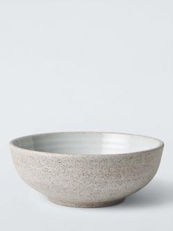 John Lewis Granite Speckle Glaze Cereal Bowl, 16cm, Grey, 
