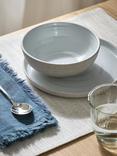 John Lewis Granite Speckle Glaze Cereal Bowl, 16cm, Grey