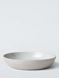 John Lewis Granite Speckle Glaze Pasta Bowl, 22.8cm, Grey