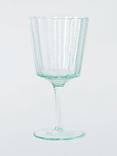 John Lewis Recycled Bubble Wine Glass, 175ml, Clear