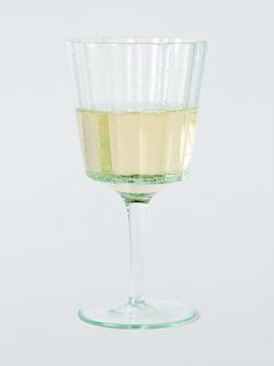 John Lewis Recycled Bubble Wine Glass, 175ml, Clear - view 2, Clear