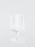 John Lewis Flower Wine Glass, 225ml, Clear