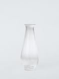 John Lewis Ribbed Glass Carafe, 725ml, Clear