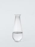 John Lewis Ribbed Glass Carafe, 725ml, Clear