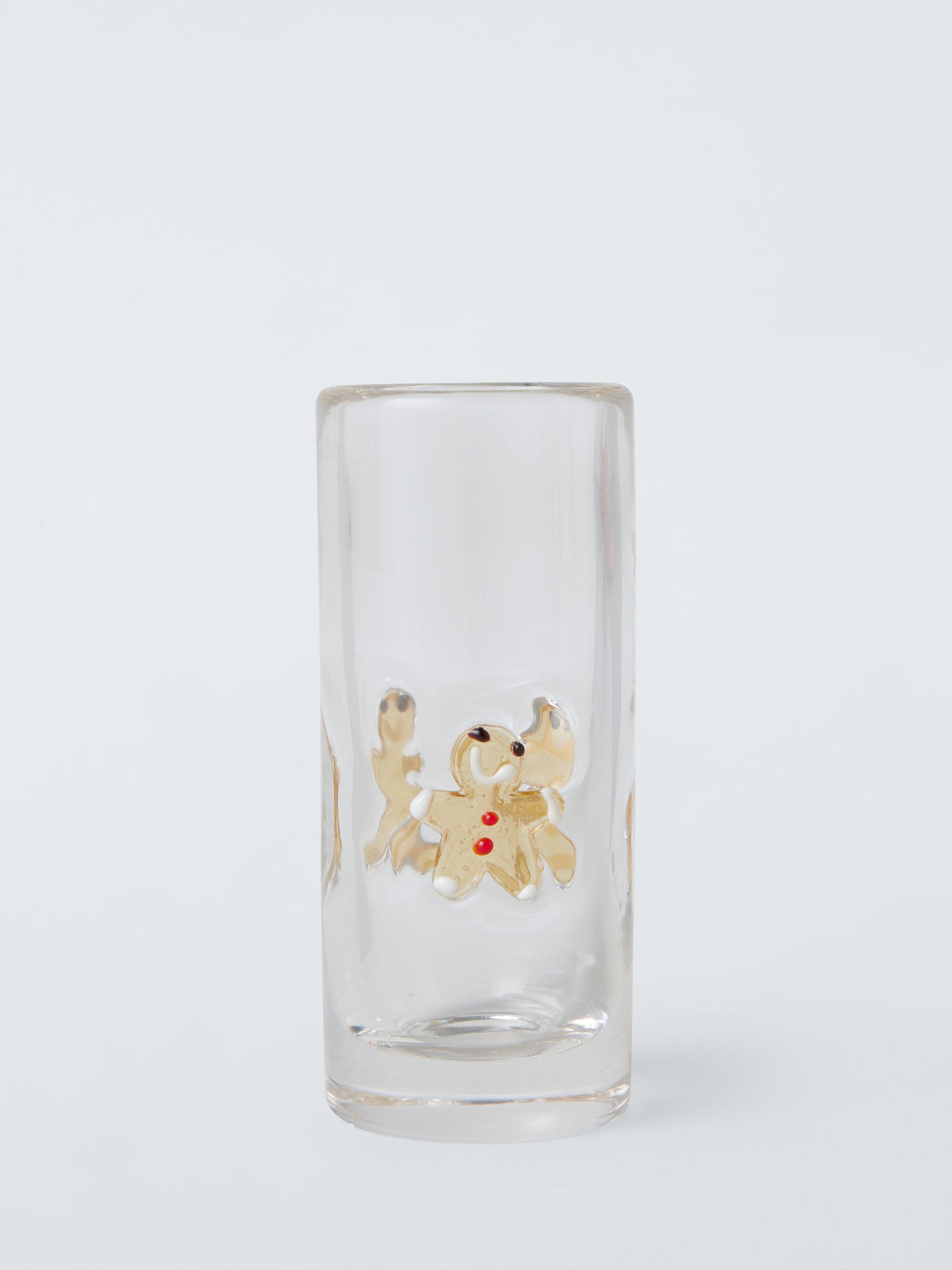 John Lewis Gingerbread Shot Glass, 60ml, Clear