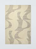 John Lewis Mellea Broken Wave Rug, Grey/Ivory