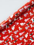 John Lewis Sugar & Spice Festive Dogs Wrapping Paper, L4m