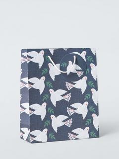 John Lewis Trinket & Treasure Dove Gift Bag, Medium