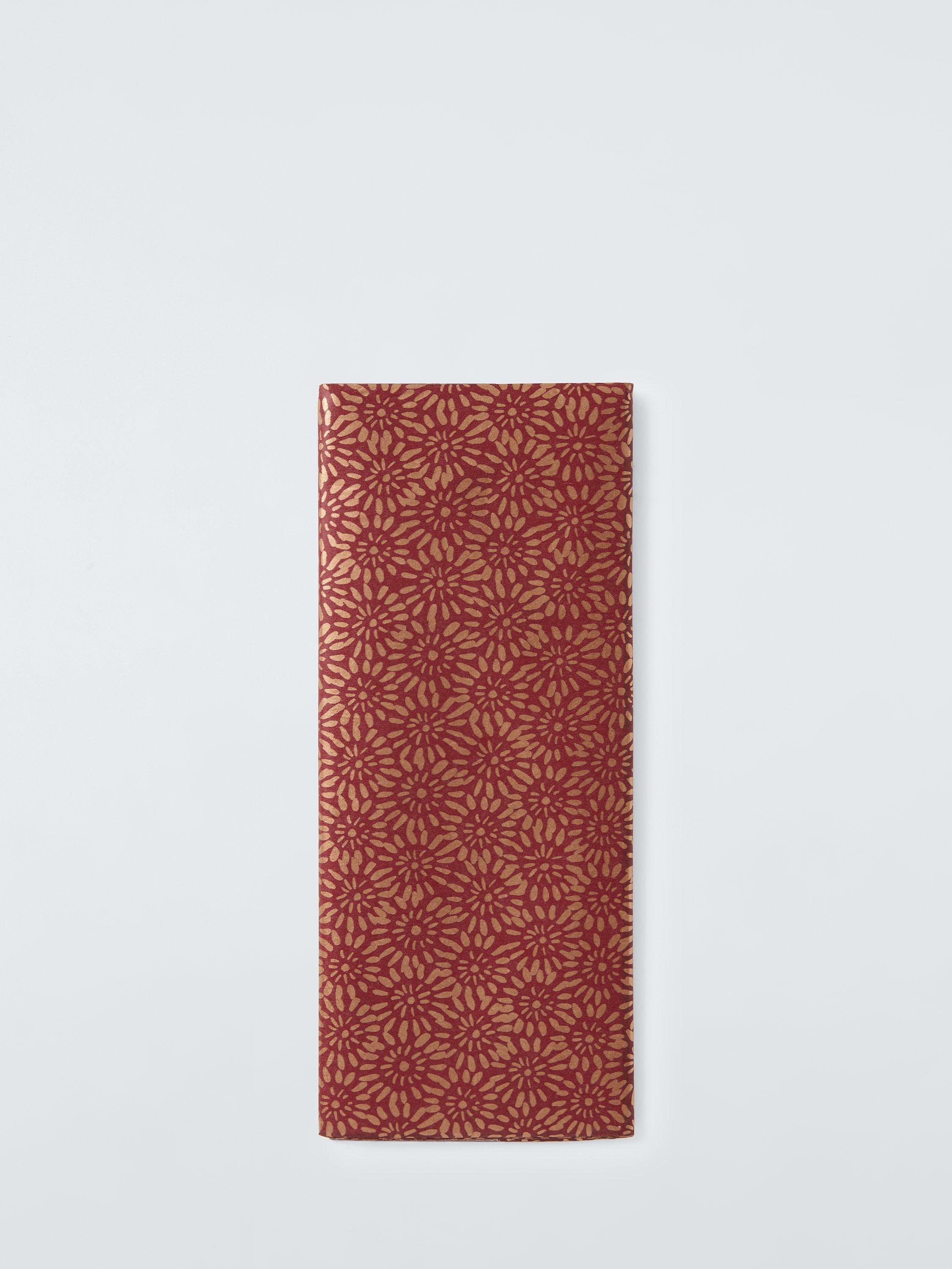 John Lewis Trinket & Treasure Christmas Flower Tissue Paper, 10 Sheets