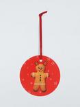 John Lewis Gingerbread Man Gift Tags, Pack of 12