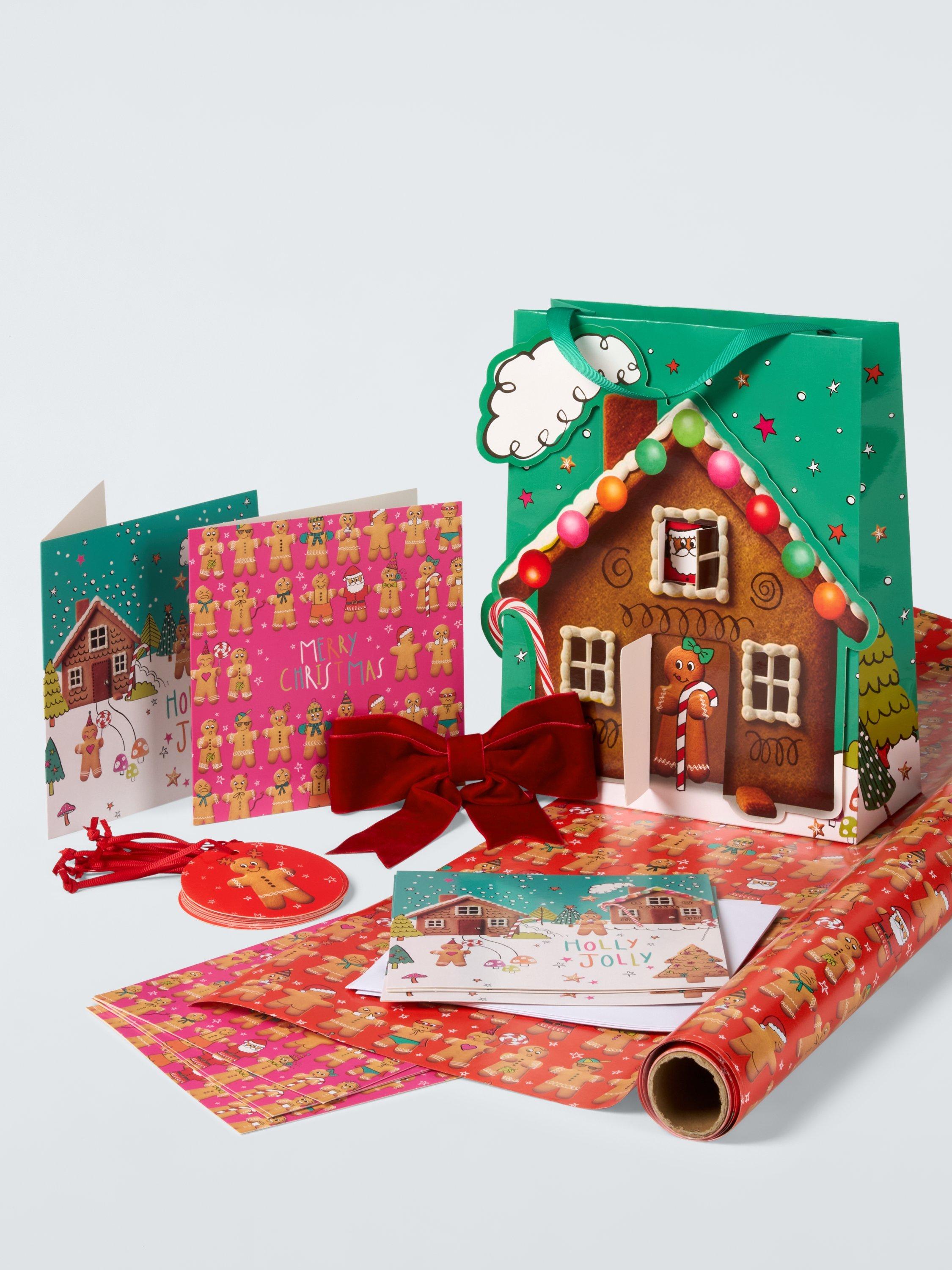John Lewis Gingerbread Man Gift Tags Pack of 12