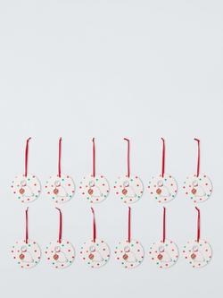 John Lewis Sugar & Spice Dog Gift Tags, Pack of 12, Multi