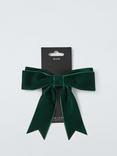 John Lewis Velvet Gift Bow, Green