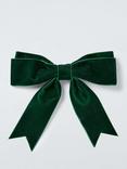 John Lewis Velvet Gift Bow, Green