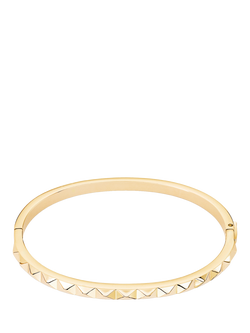 COEUR DE LION Textured Folding Clasp Bracelet, Gold