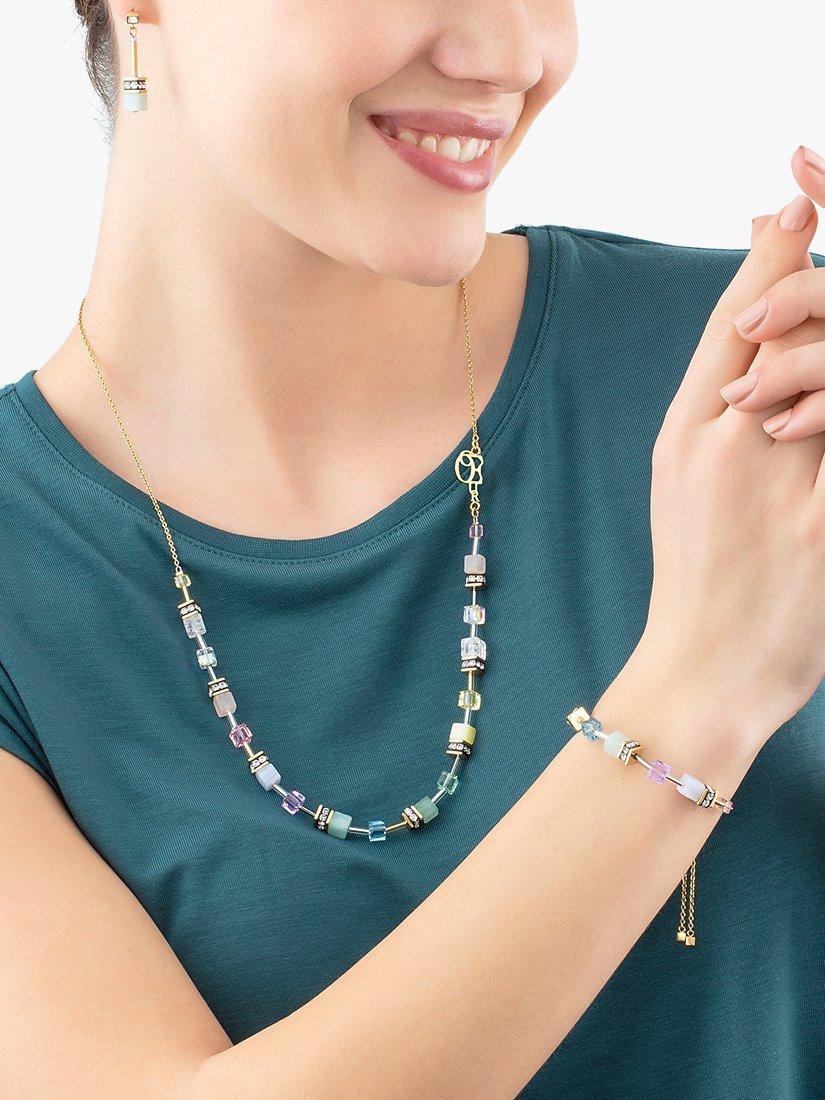 Product image 2 of 2, which shows COEUR DE LION Amazonite Drop Earrings, Multi