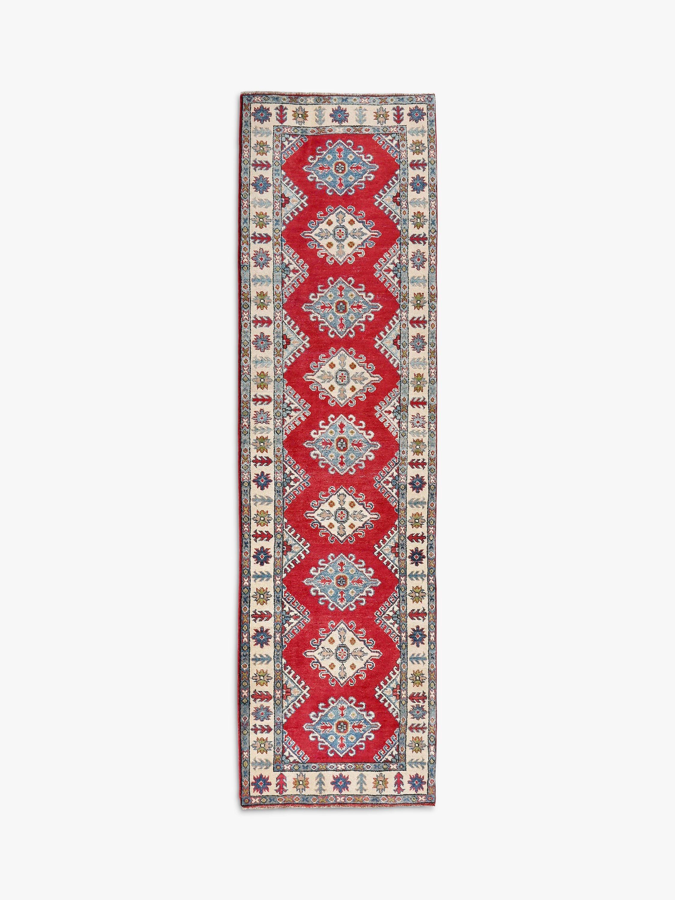 Gooch Oriental Kazak Runner Rug, L296 x W84 cm, Red