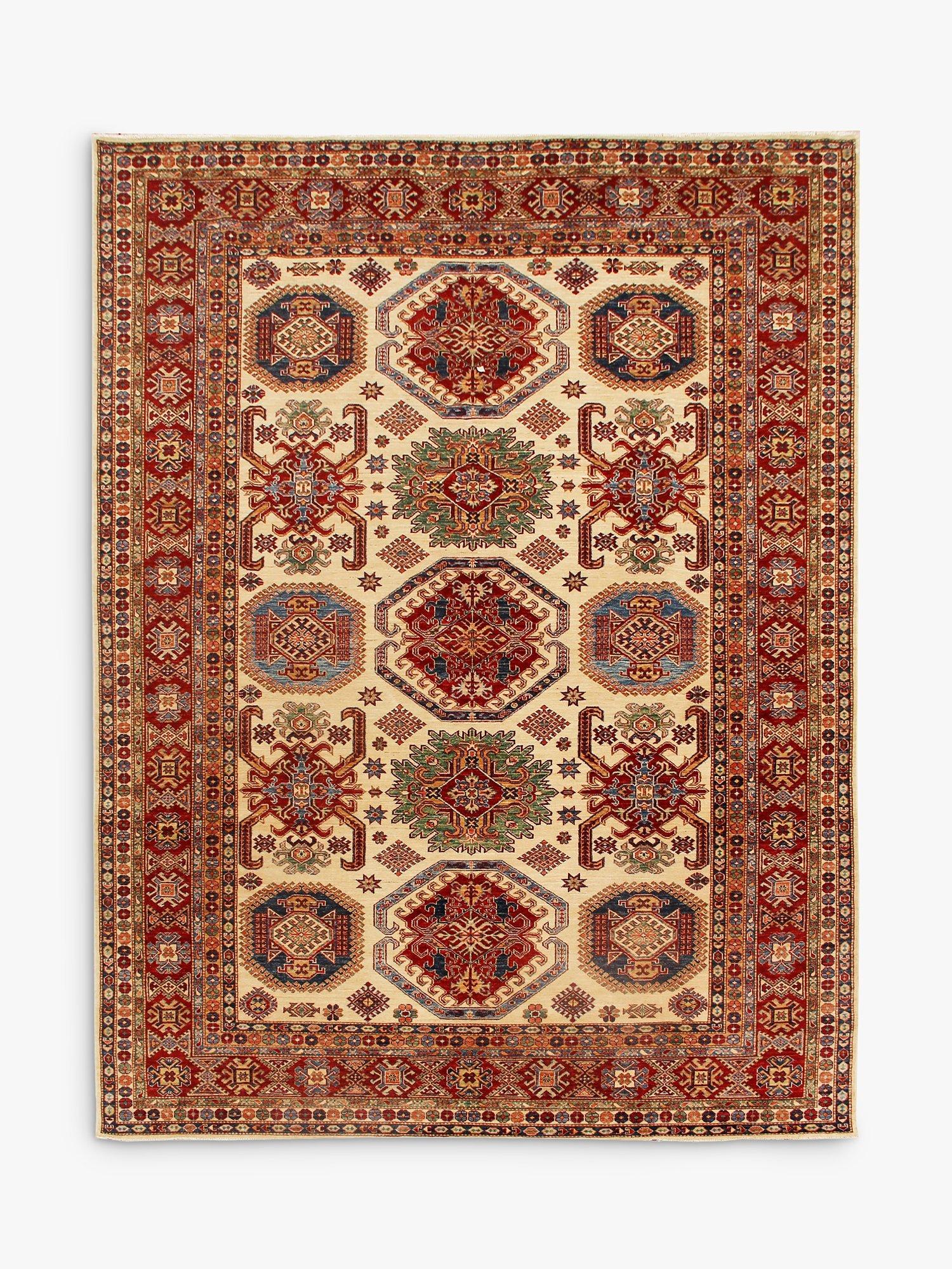 Gooch Oriental Supreme Kazak Rug, L368 x W280 cm, Ivory