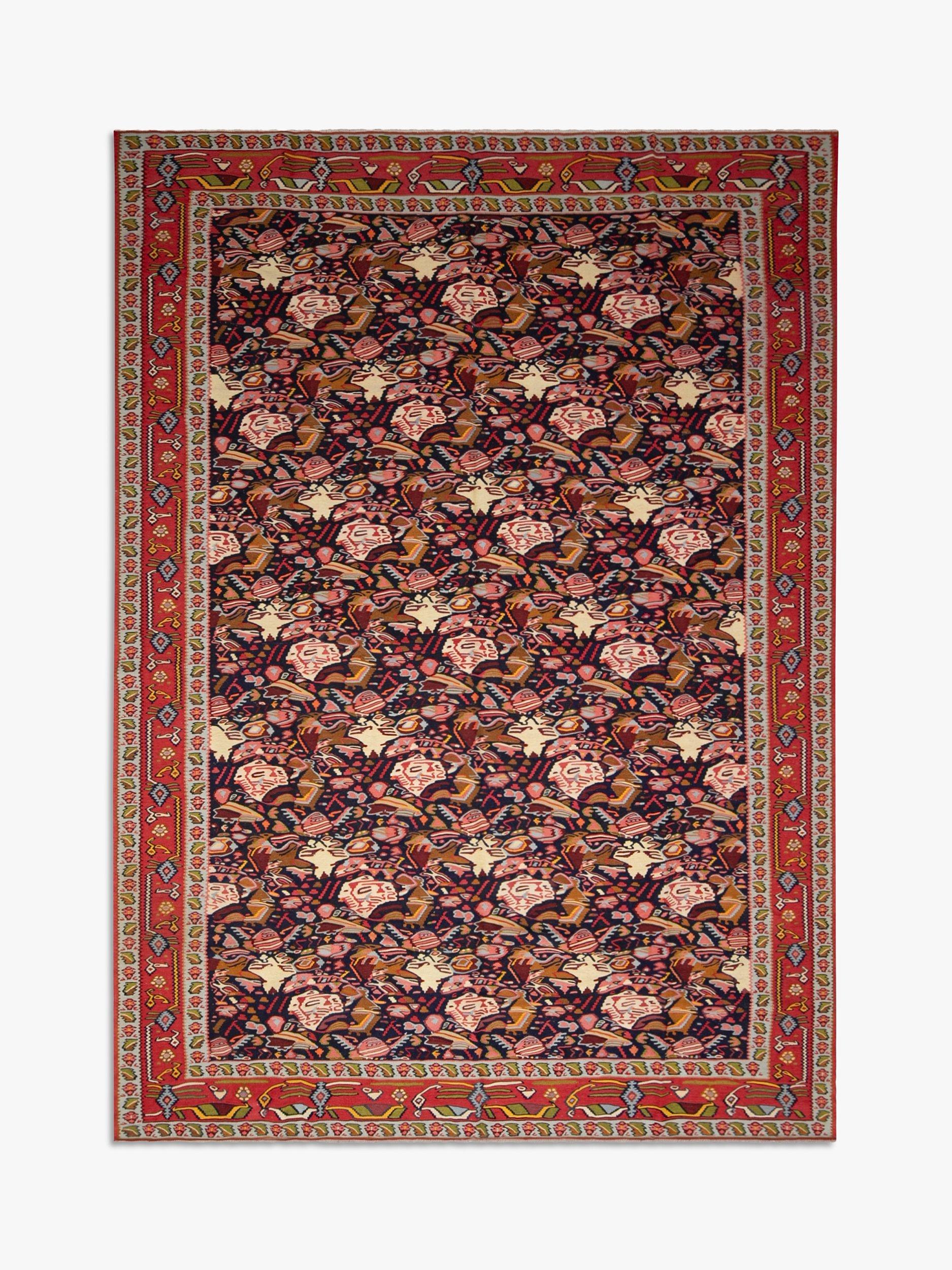 Gooch Oriental Senneh Kelim Runner Rug, L293 x W92 cm, Multi