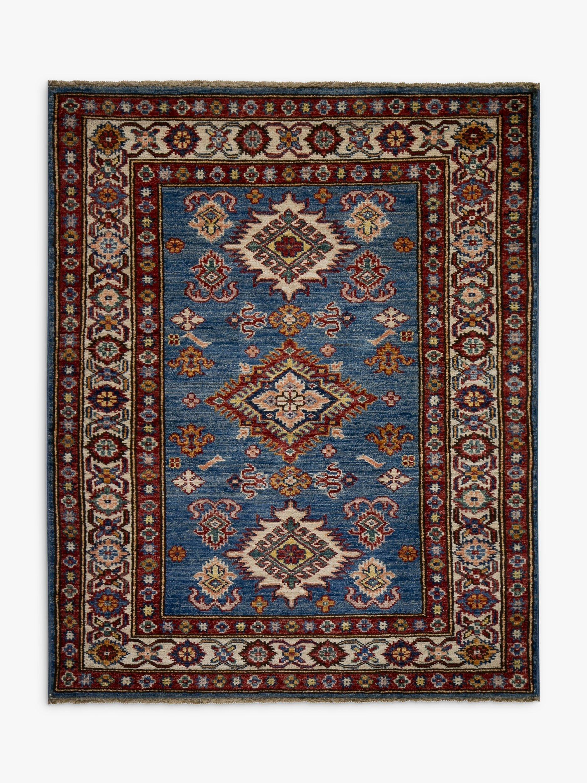 Gooch Oriental Supreme Kazak Rug, L113 x W86 cm, Blue