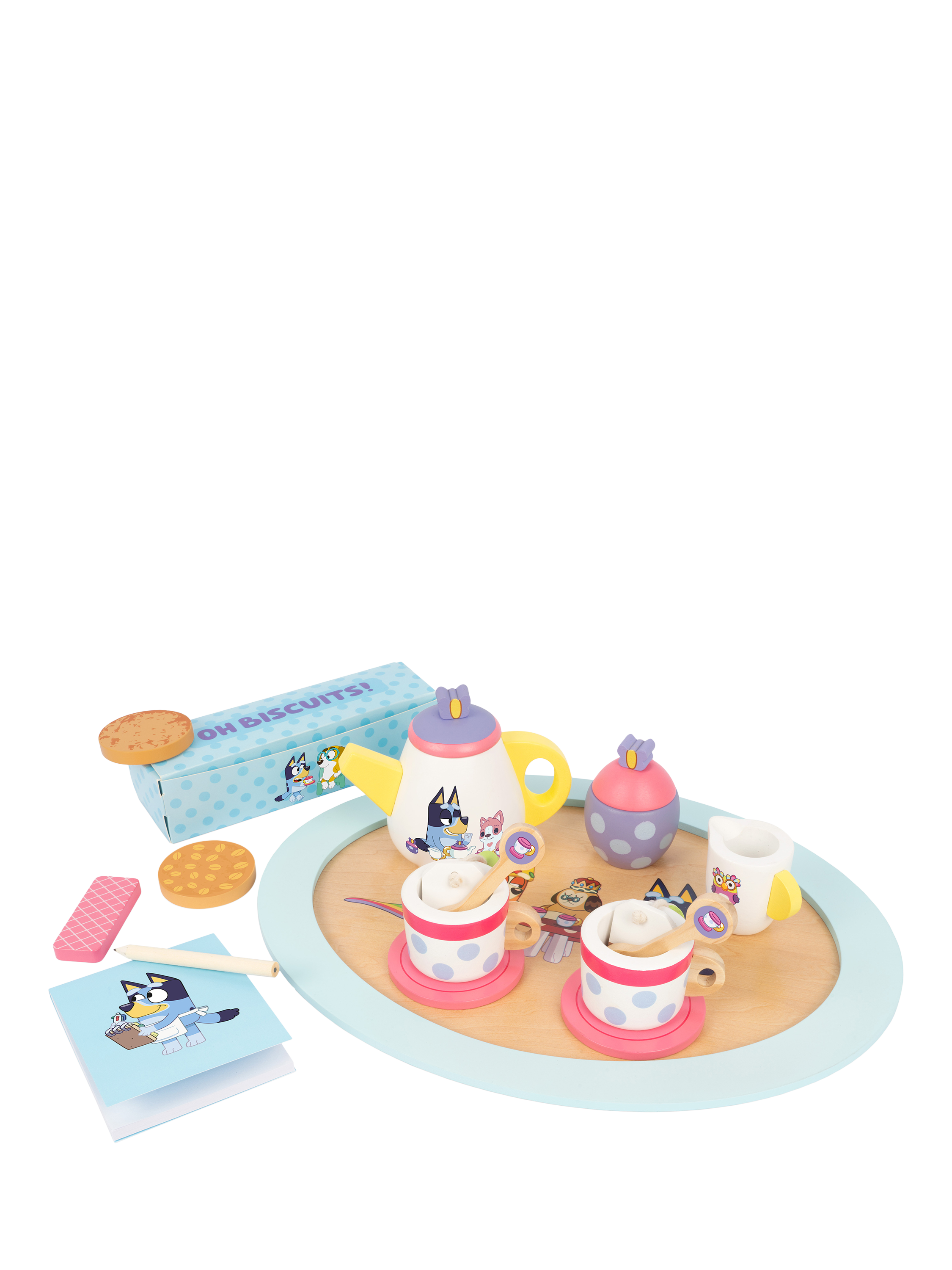 Bluey Wooden Tea Party Set