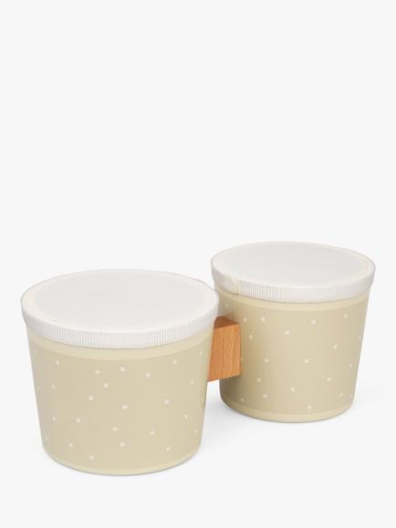John Lewis Toy Wooden Bongo Drums, Multi
