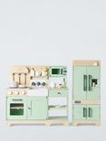 John Lewis Wood Deluxe Toy Kitchen with Fridge Freezer Play Set