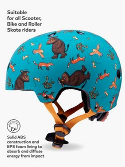 Micro Scooters Kids' Gruffalo Bike/Scooter Safety Helmet, Small - view 2, Aqua