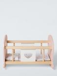 John Lewis Wooden Rocking Dolls' Cradle