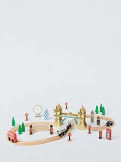 John Lewis London Wooden Train Set, Multi