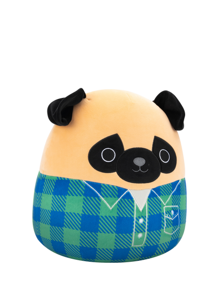 Squishmallows Prince the Brown Pug 12" Plush Soft Toy - view 2, Multi