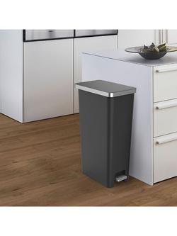 EKO Hana Recycler Pedal Bin, 30L - view 2, Grey