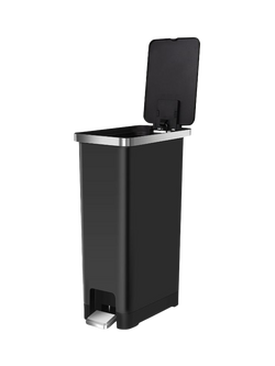 EKO Hana Recycler Pedal Bin, 30L, Black