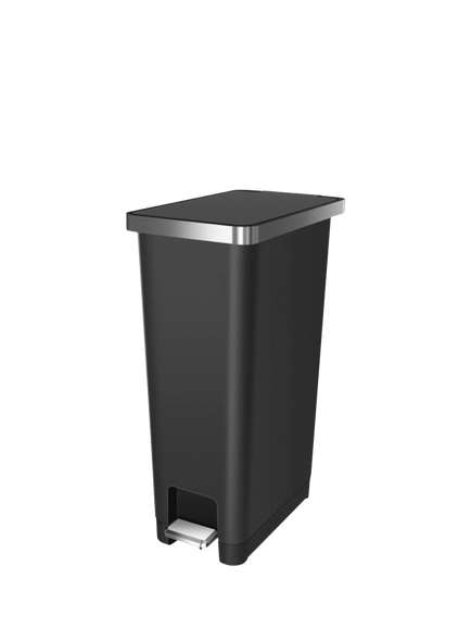 EKO Hana Recycler Pedal Bin, 45L, Black
