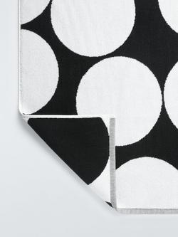 John Lewis Domino Bath Mat, Black - view 2, Black