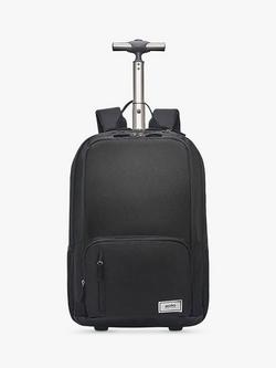 Solo Bleecker Rolling Backpack, Black, Black